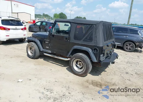 2002 Jeep Wrangler Sport из США, поврежденный, VIN 1J4FA49S32P700831